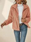 Women's Cardigan – Zip Front Long Sleeve