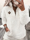 Women's Jumper – Relaxed Half-Zip Textured