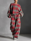 Women's Two-Piece Set – Fleece Sweatshirt & Joggers Co-Ord Set