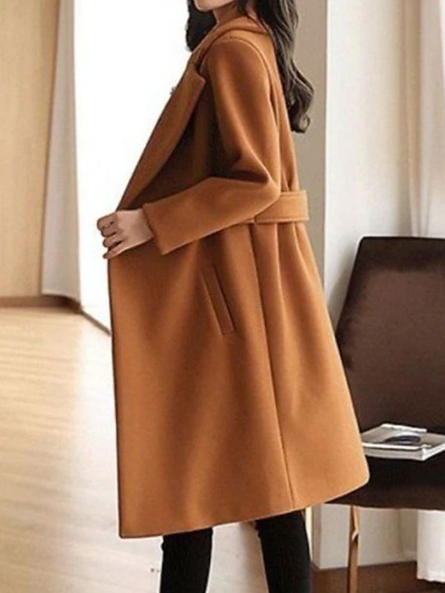 Women's Trench Coat – Tailored Waist Belt