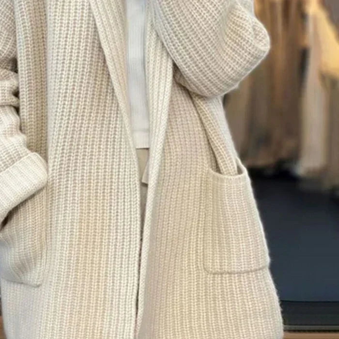Women's Cardigan – Textured Longline