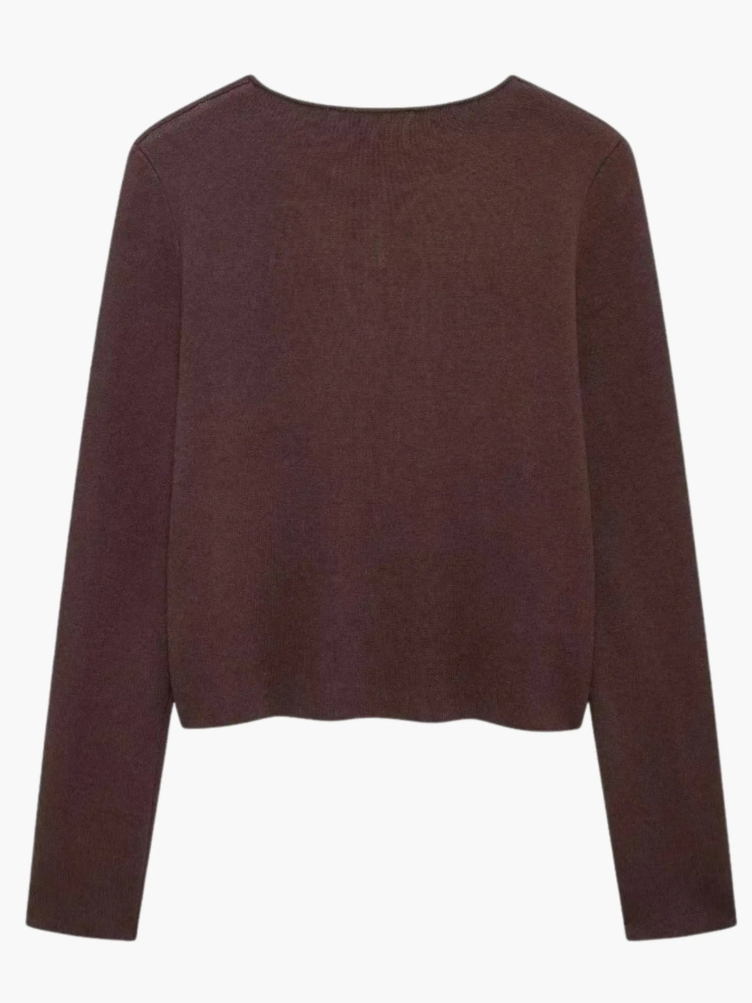Women's Cardigan – Double Breasted Knit Button Front