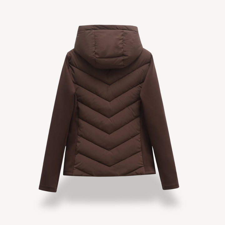 Women's Jacket – Chevron Quilted Hooded