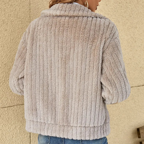 Women's Cardigan – Zip Front Long Sleeve