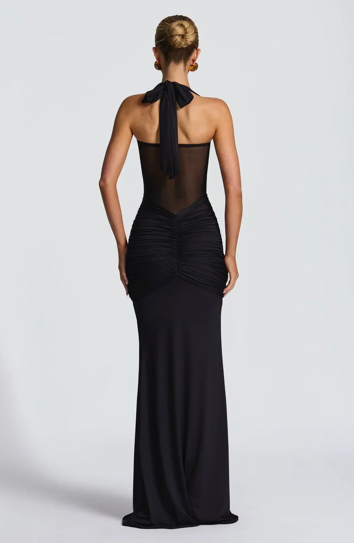 Women's Dress – Fitted Winter Wedding Guest