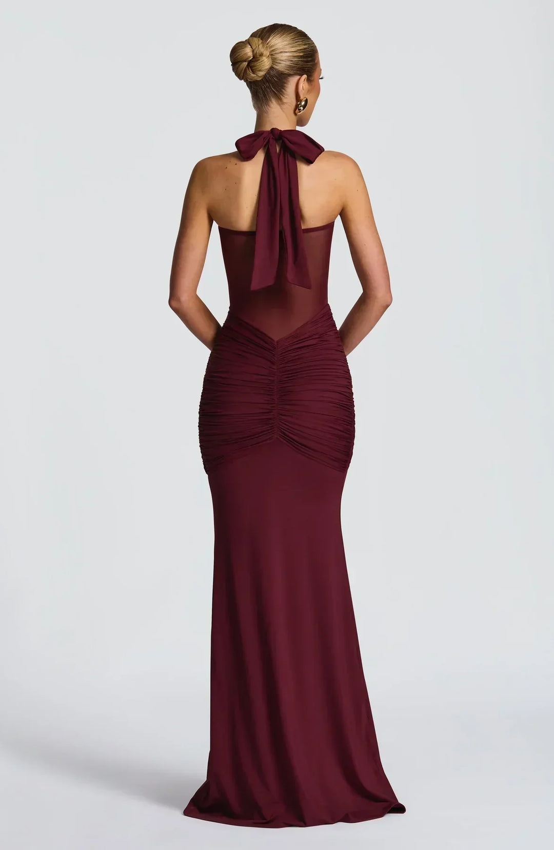 Women's Dress – Fitted Winter Wedding Guest