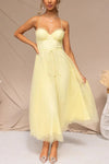Women's Midi Dress – Corset Tulle Party