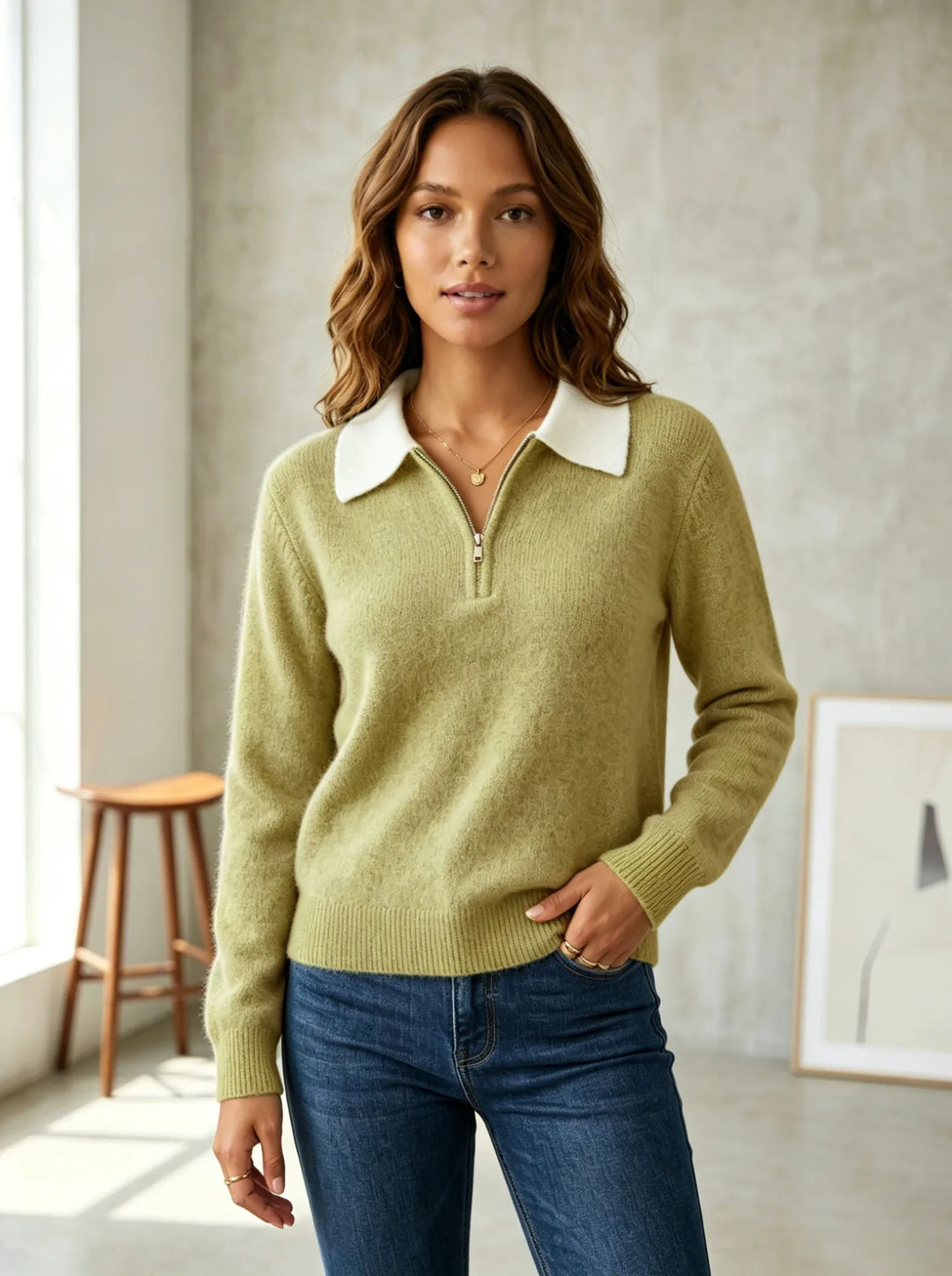 Women's Jumper – Half-Zip Polo