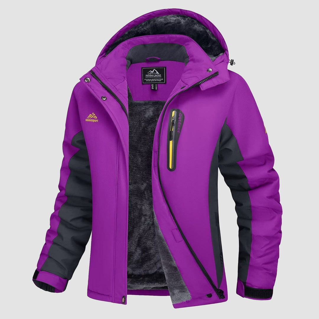 Women's Jacket – Fleece-Lined Ski Hood, Water-Resistant
