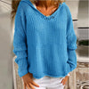 Women's Jumper – Open-Knit V-Neck
