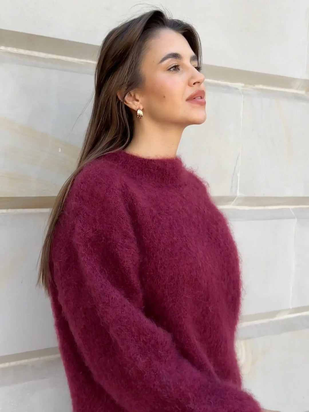 Women's Jumper – Mohair-Blend Relaxed Knit