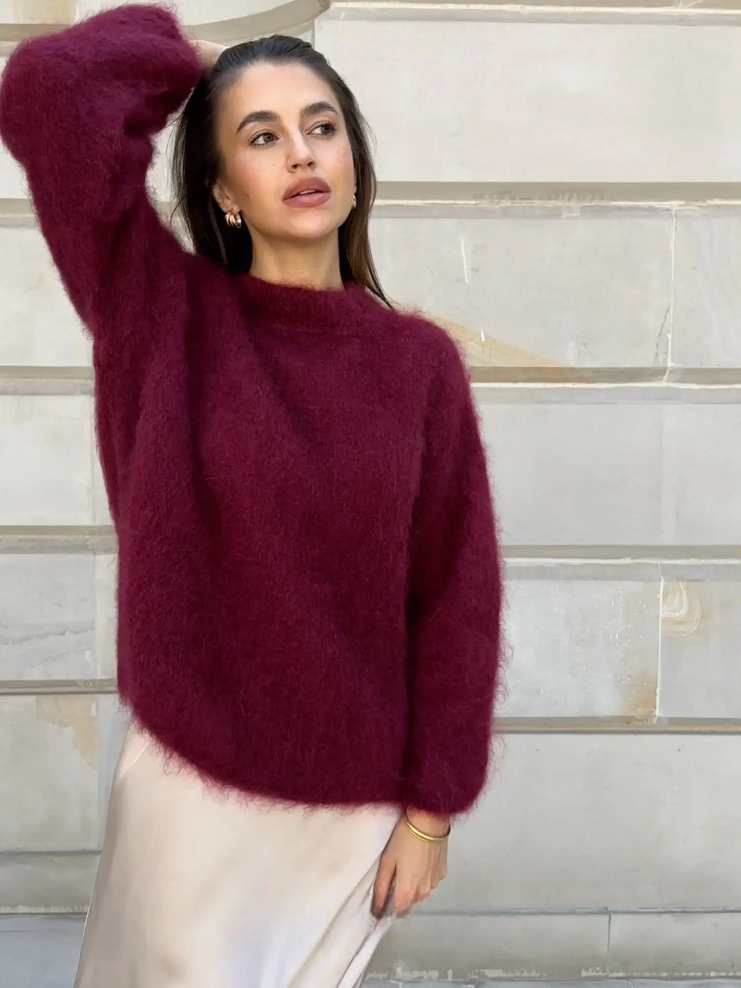 Women's Jumper – Mohair-Blend Relaxed Knit
