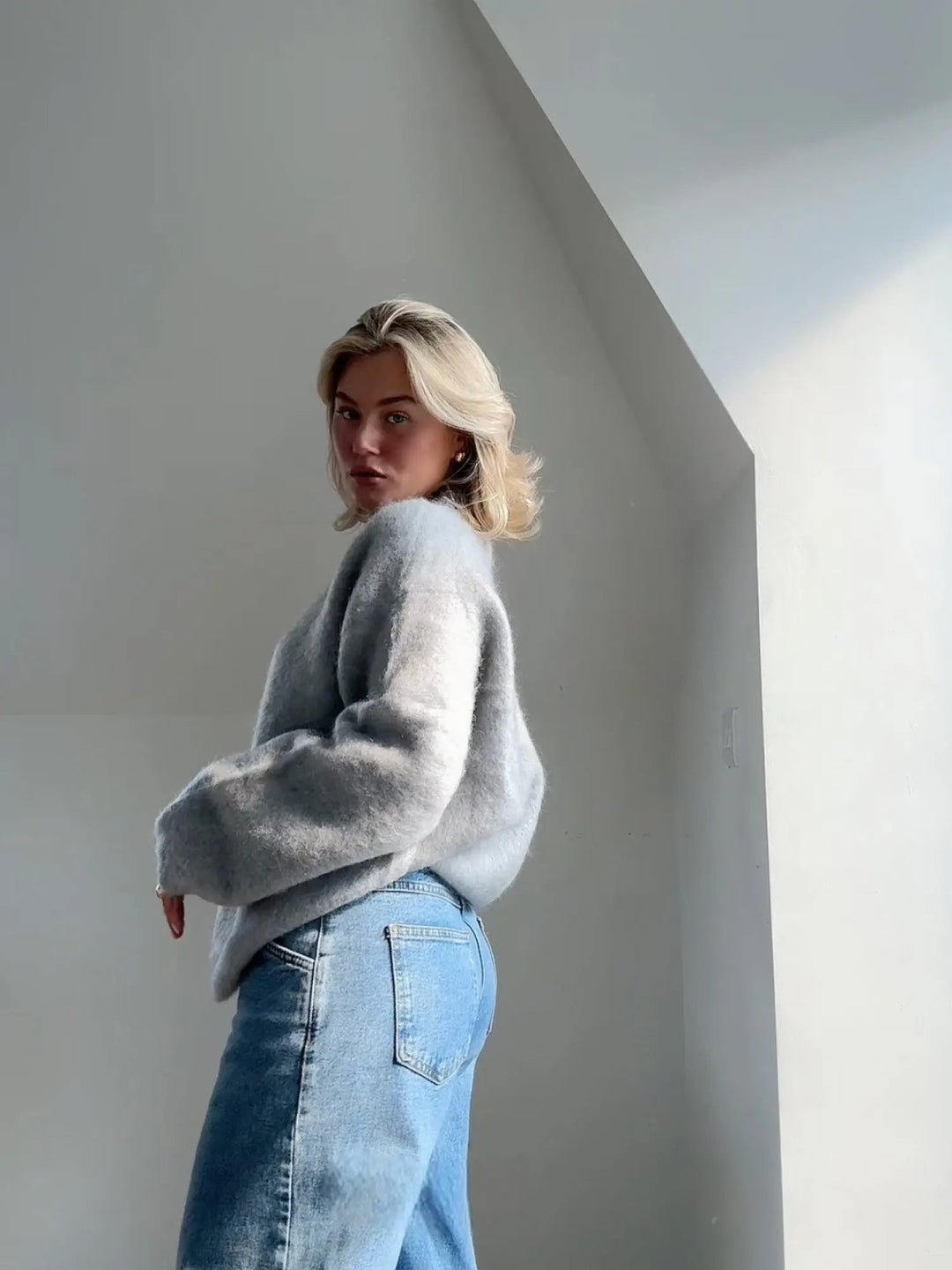 Women's Jumper – Mohair-Blend Relaxed Knit