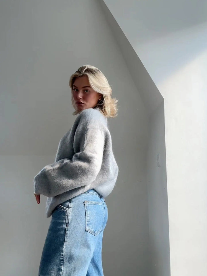Women's Jumper – Mohair-Blend Relaxed Knit
