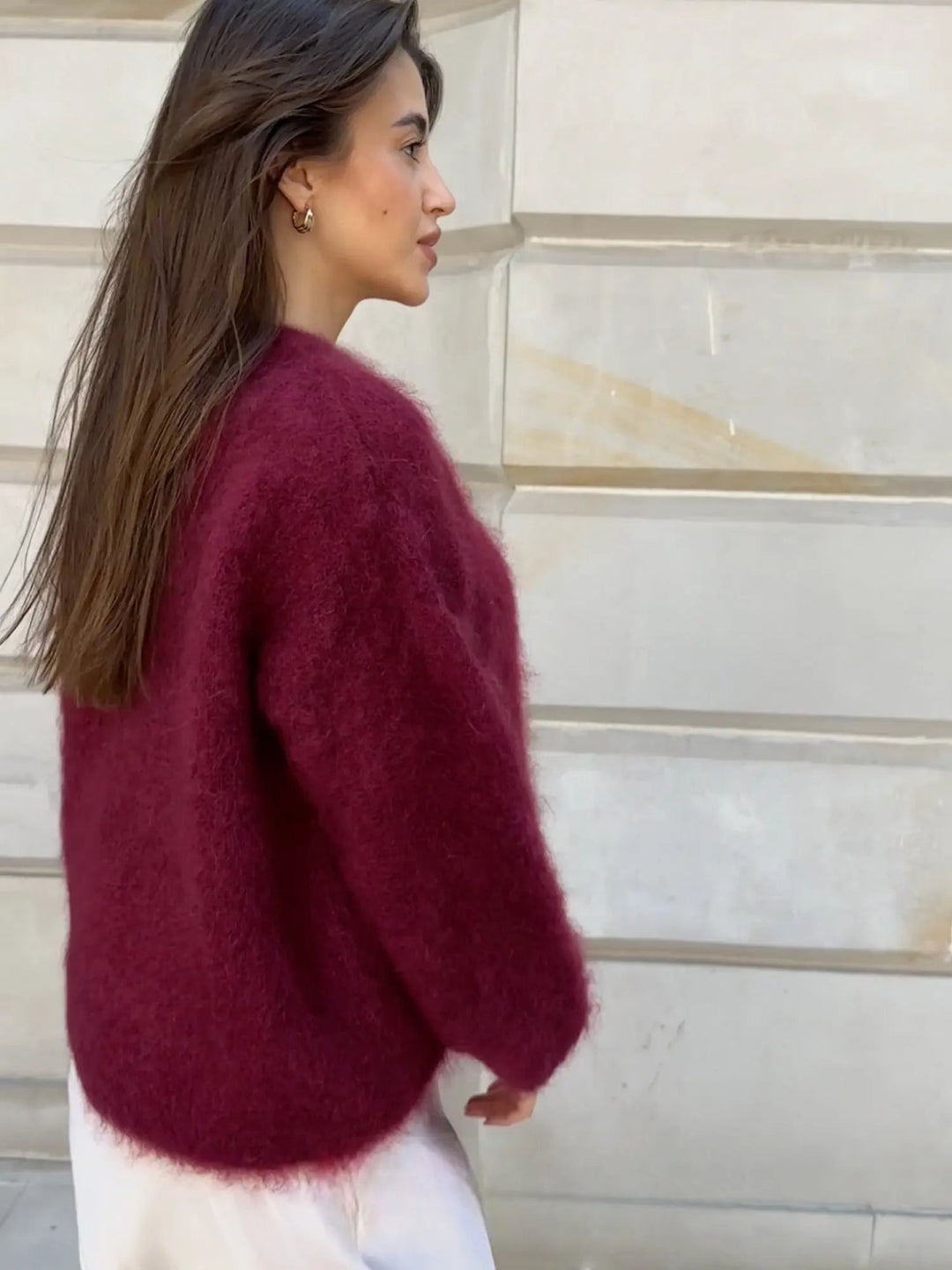 Women's Jumper – Mohair-Blend Relaxed Knit