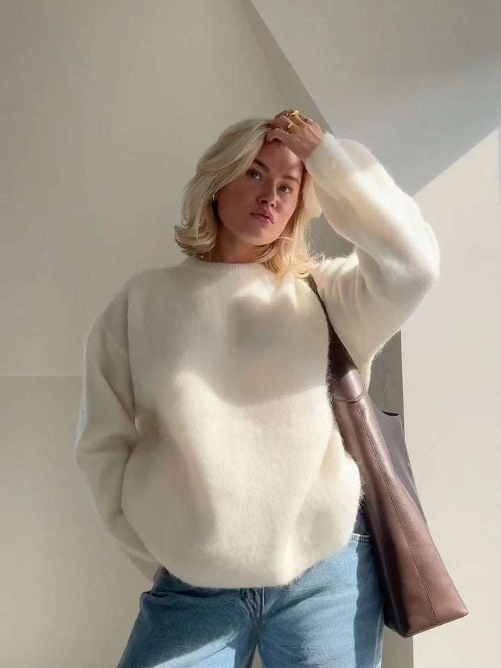 Women's Jumper – Mohair-Blend Relaxed Knit