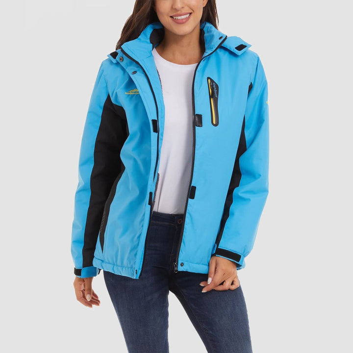 Women's Jacket – Fleece-Lined Ski Hood, Water-Resistant