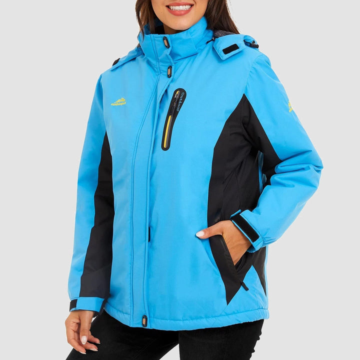 Women's Jacket – Fleece-Lined Ski Hood, Water-Resistant