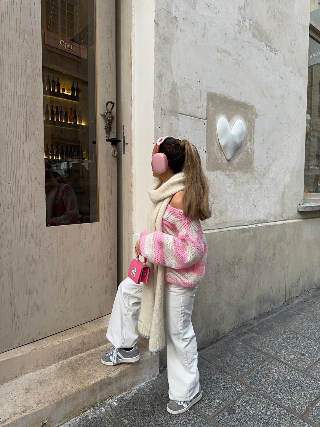 Women's Jumper – Oversized Striped Knit