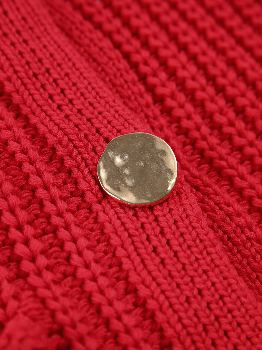 Women's Knitted Vest – Cropped Knit Button