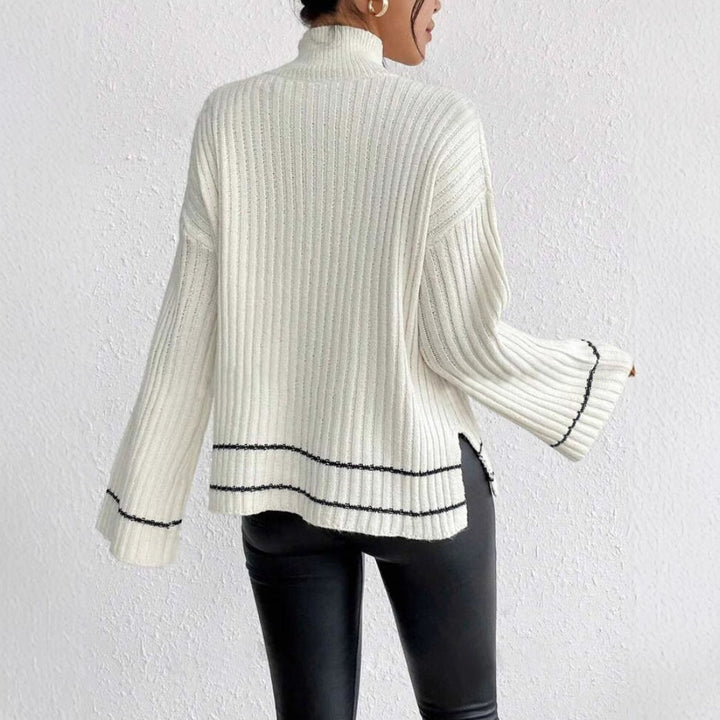 Women's Jumper – Ribbed Mock Neck