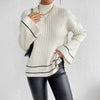 Women's Jumper – Ribbed Mock Neck