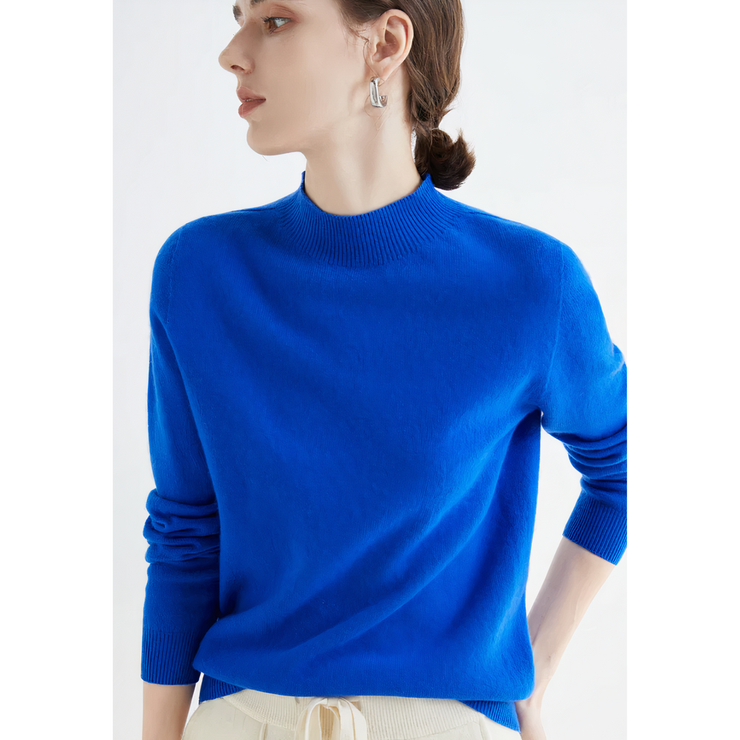 Women's Jumper – Soft Knit Crew Neck Winter