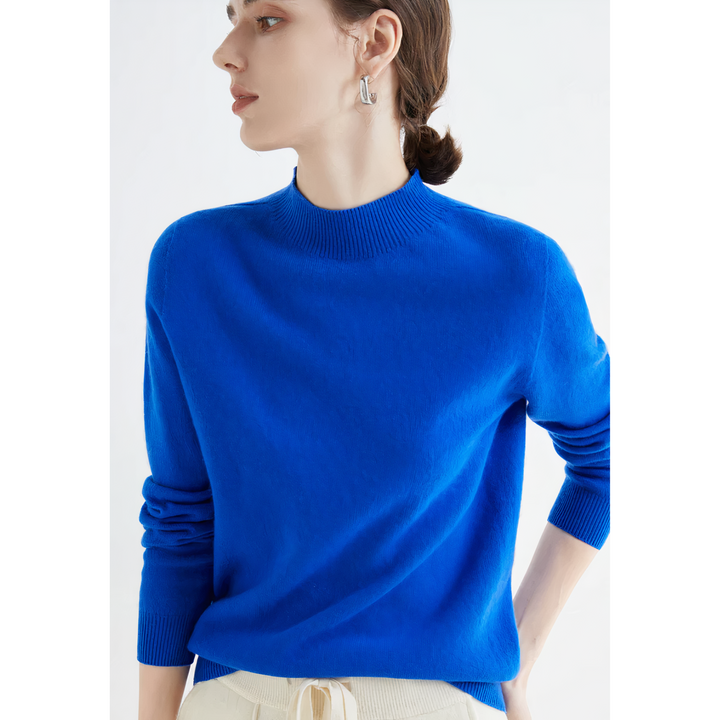 Women's Jumper – Soft Knit Crew Neck Winter
