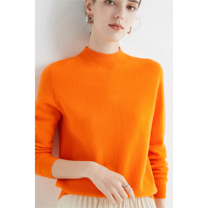 Women's Jumper – Soft Knit Crew Neck Winter