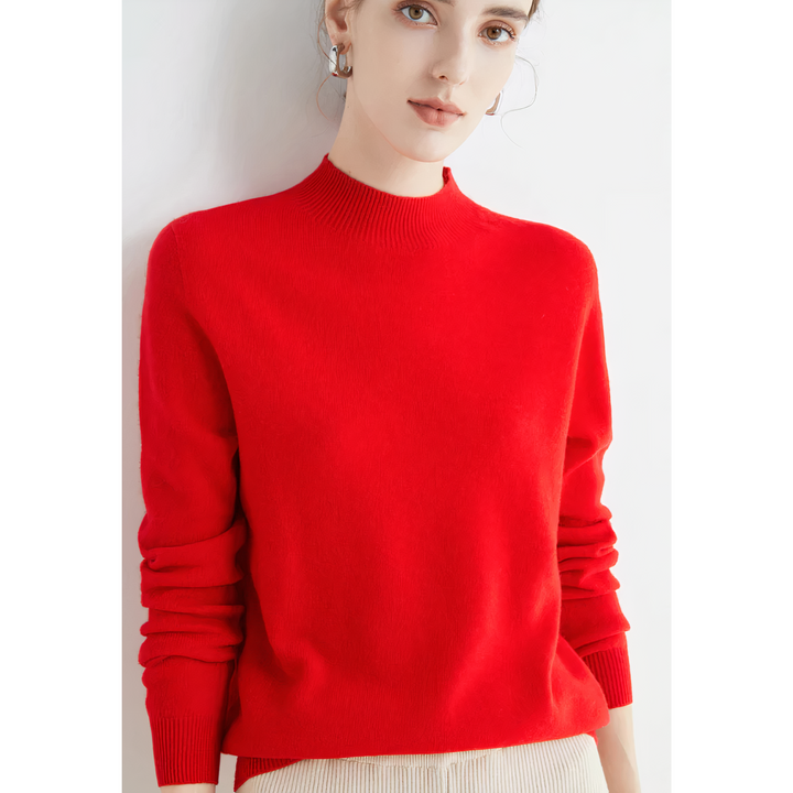 Women's Jumper – Soft Knit Crew Neck Winter