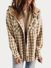 Women's Shacket – Oversized Hooded Check