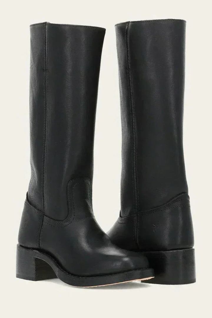 Women's Block Heel Knee High Boots