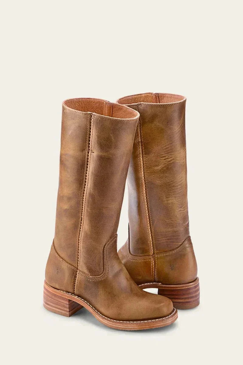 Women's Block Heel Knee High Boots