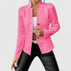 Women's Cable Knit Lapel Blazer