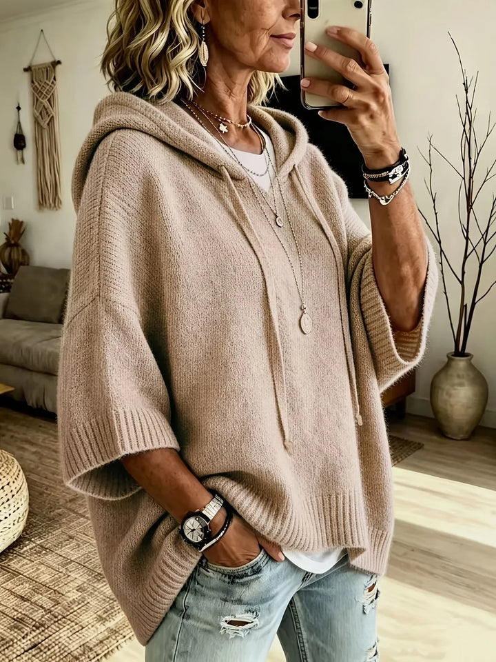 Women's Oversized Jumper, Drawstring Hood
