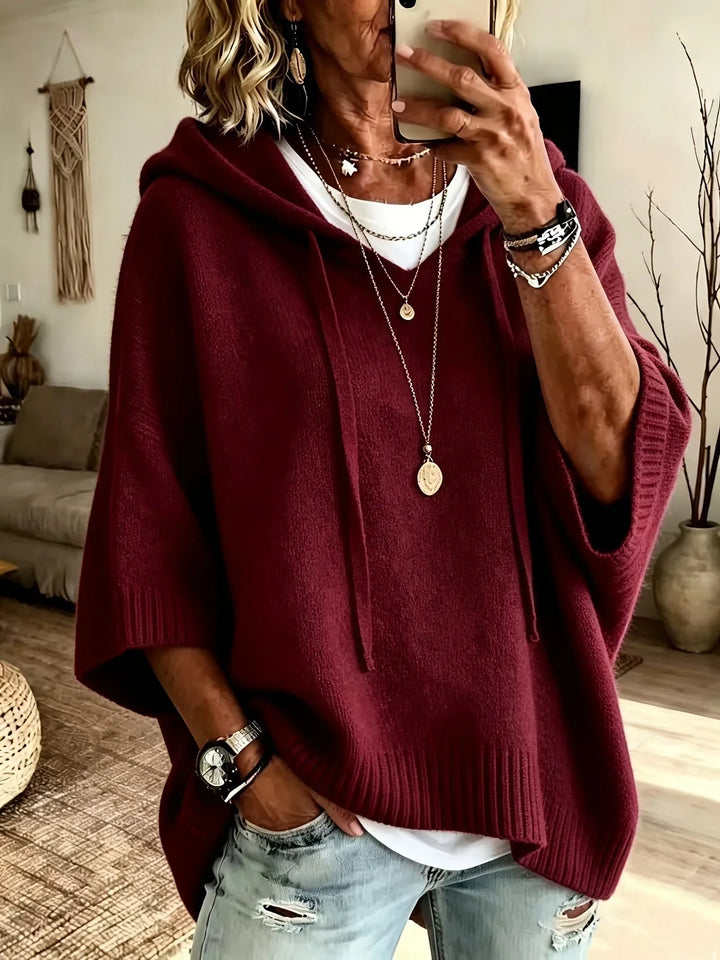 Women's Oversized Jumper, Drawstring Hood