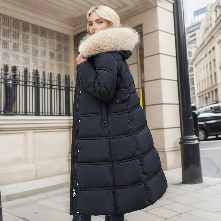 Women's Designer Winter Parka – Fur Hood