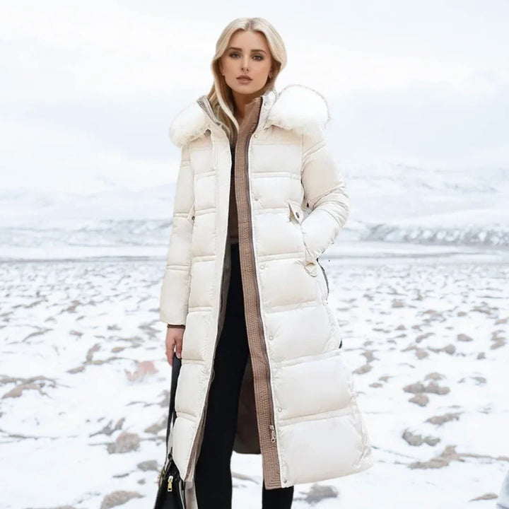 Women's Designer Winter Parka – Fur Hood