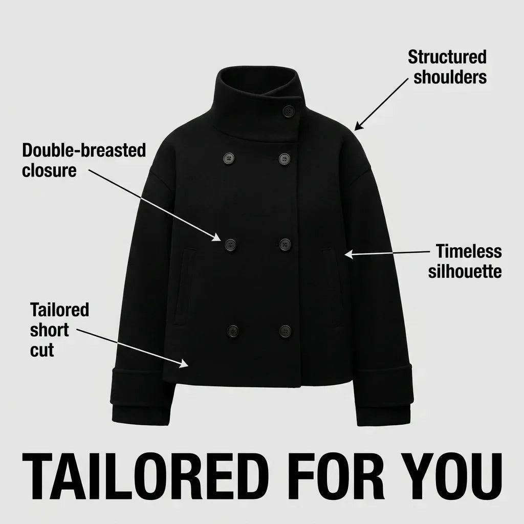 Women's Double-Breasted Short Coat