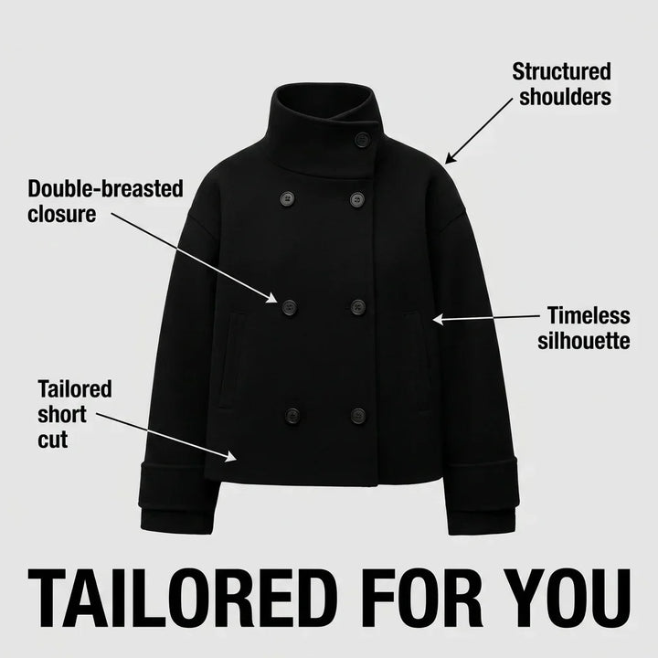 Women's Double-Breasted Short Coat