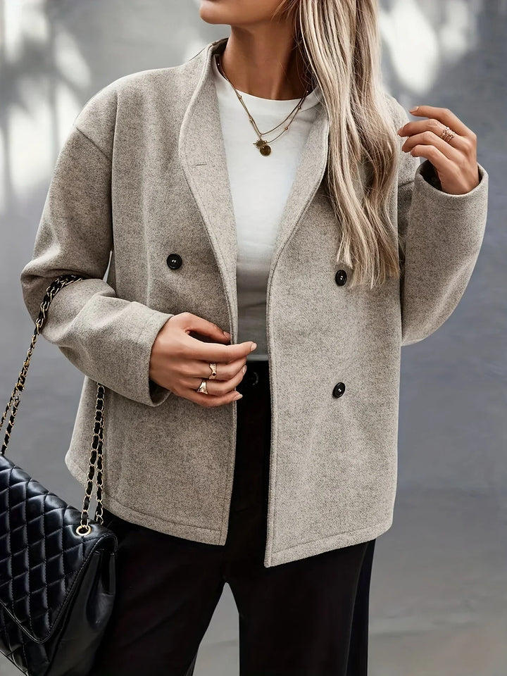 Women's Wool Double Breasted Peacoat