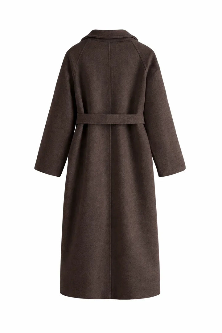 Women's Long Belted Trench Coat