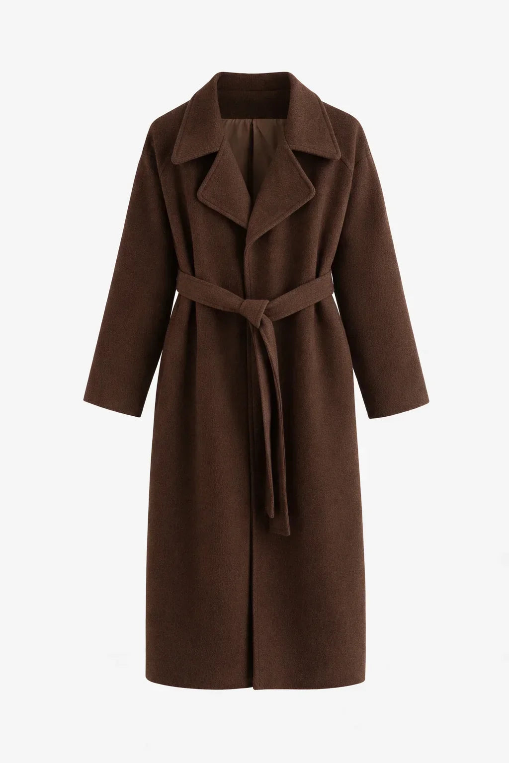 Women's Long Belted Trench Coat