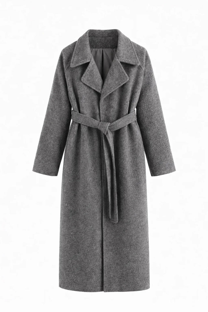 Women's Long Belted Trench Coat