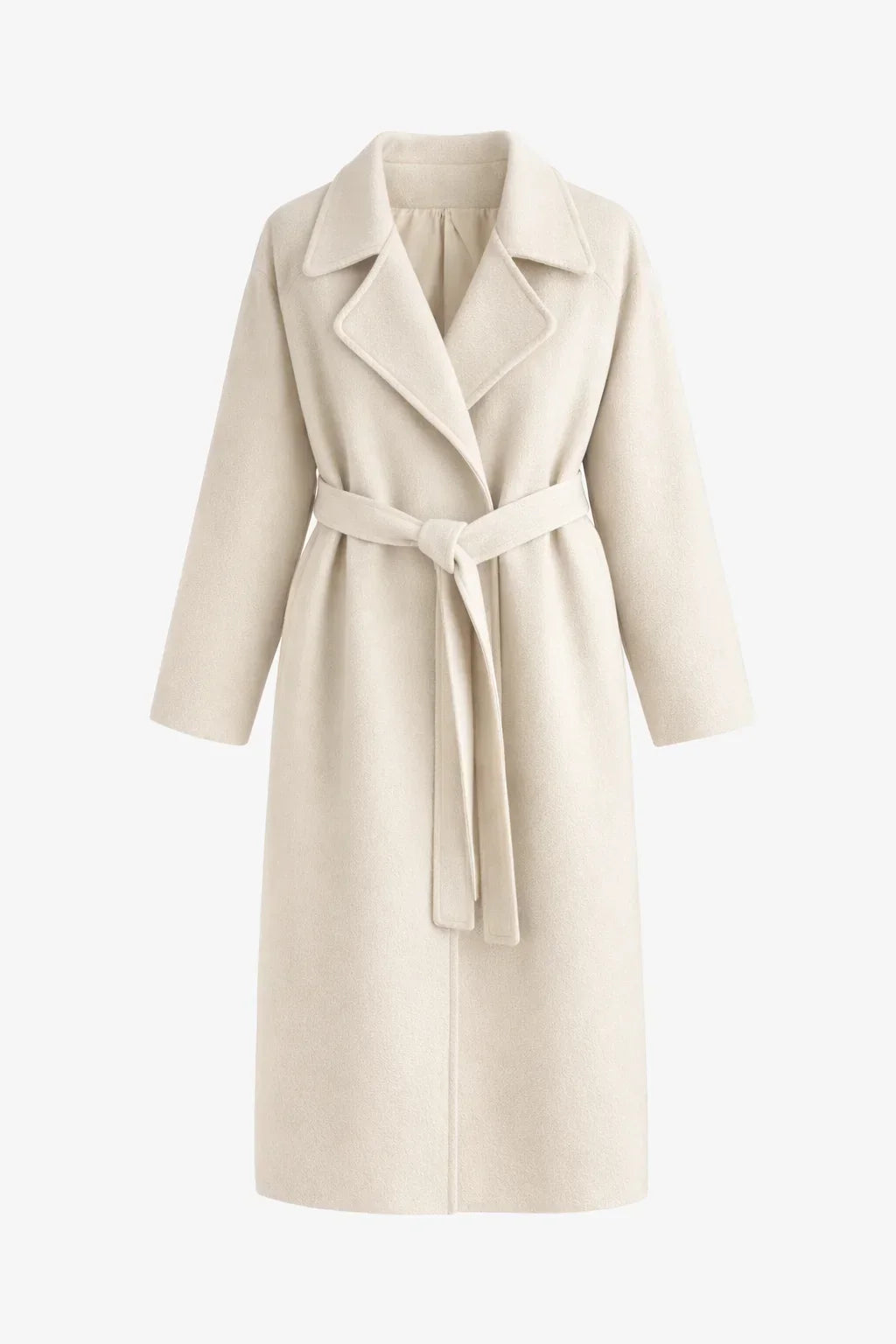 Women's Long Belted Trench Coat