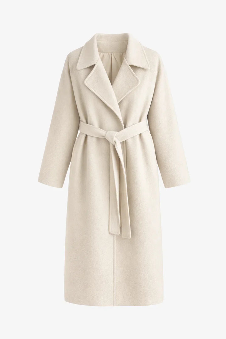 Women's Long Belted Trench Coat
