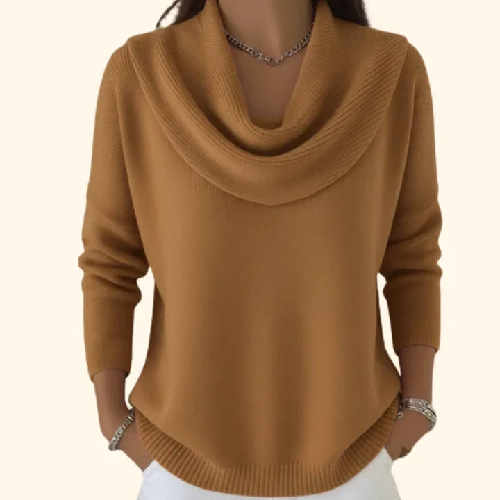 Women's Knit Jumper – Cowl Neck