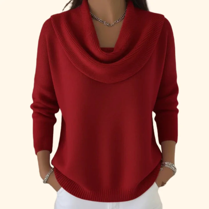 Women's Knit Jumper – Cowl Neck