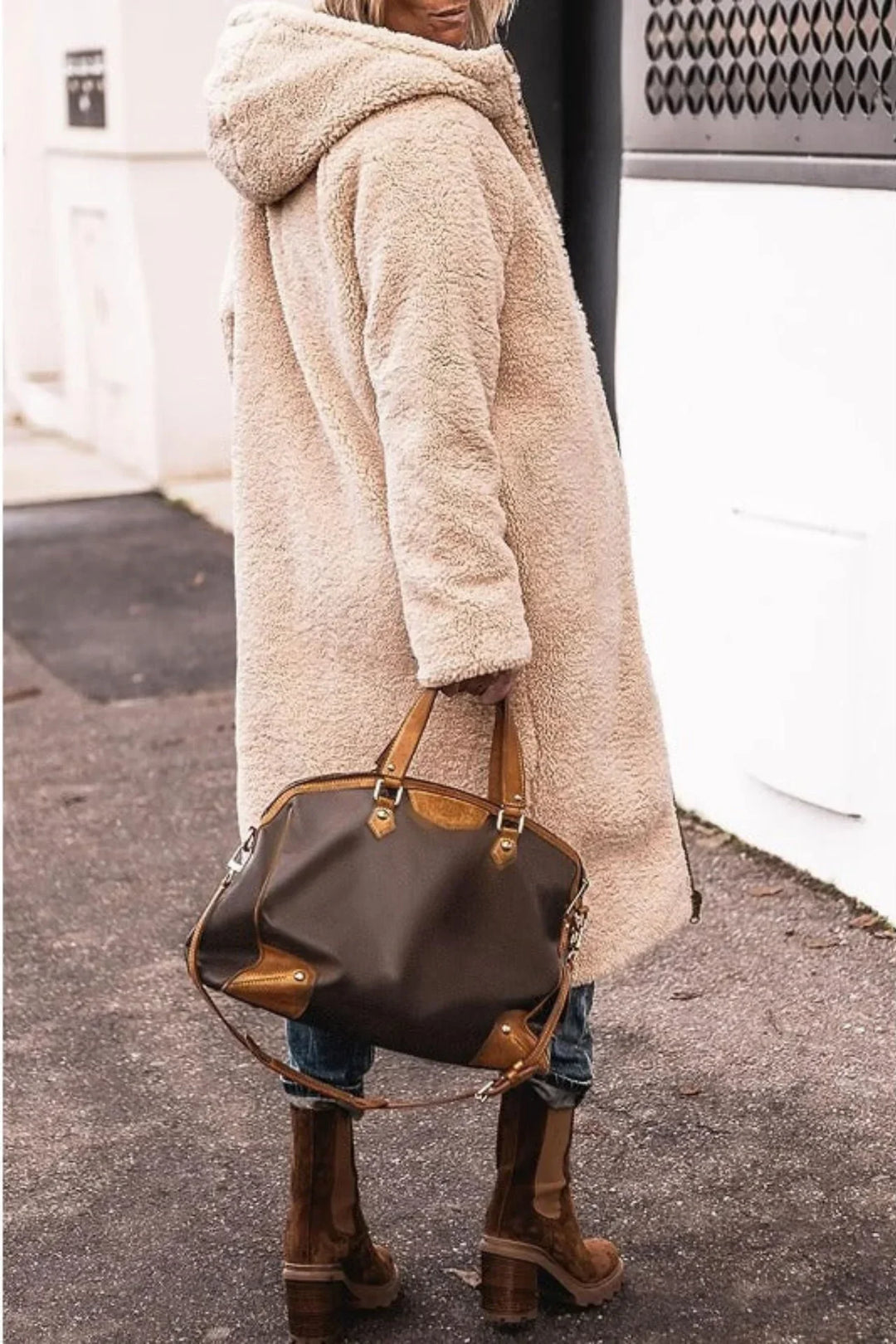 Women's Long Reversible Coat