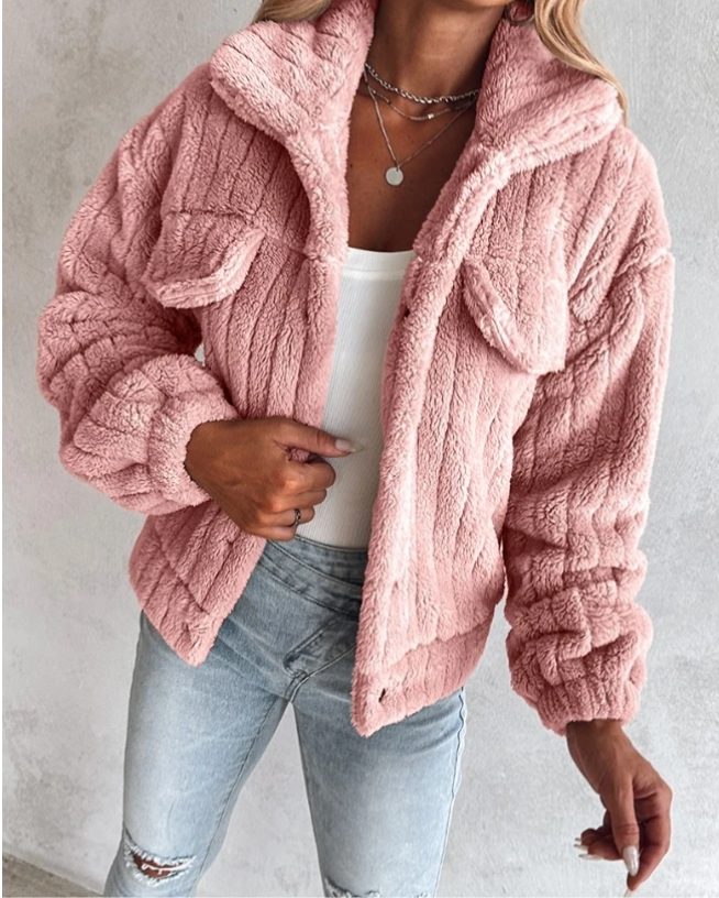Women's Jacket – Oversized Sherpa